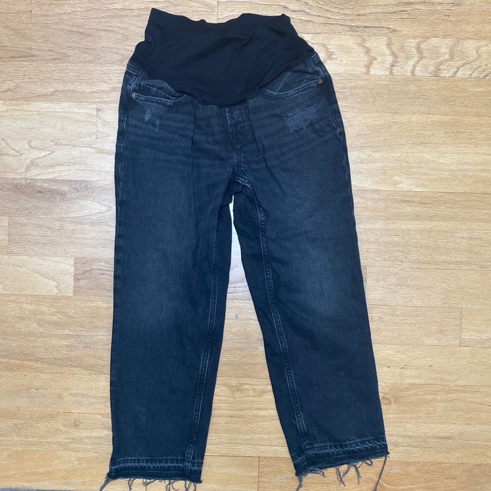 Old Navy Maternity Slouchy Straight Jeans